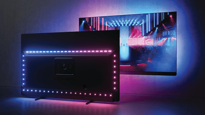 Philips TV met Ambilight achterzijde met led lampjes