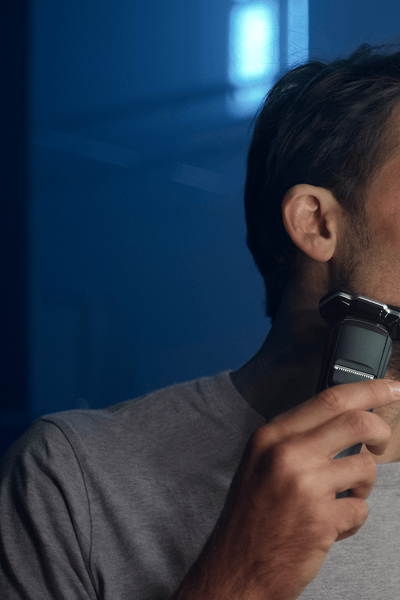 Man shaving