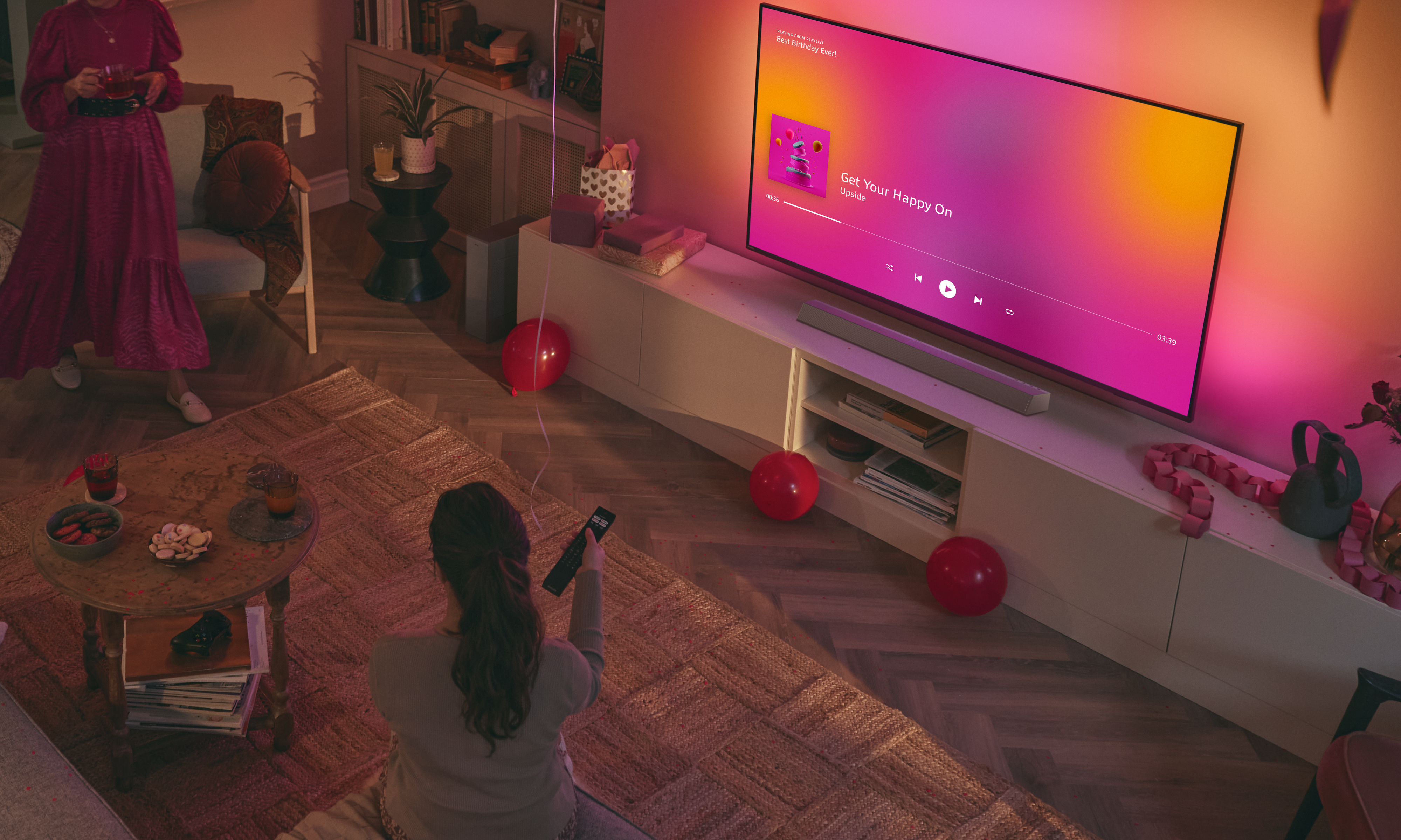 SoundBars Philips com televisores The Xtra