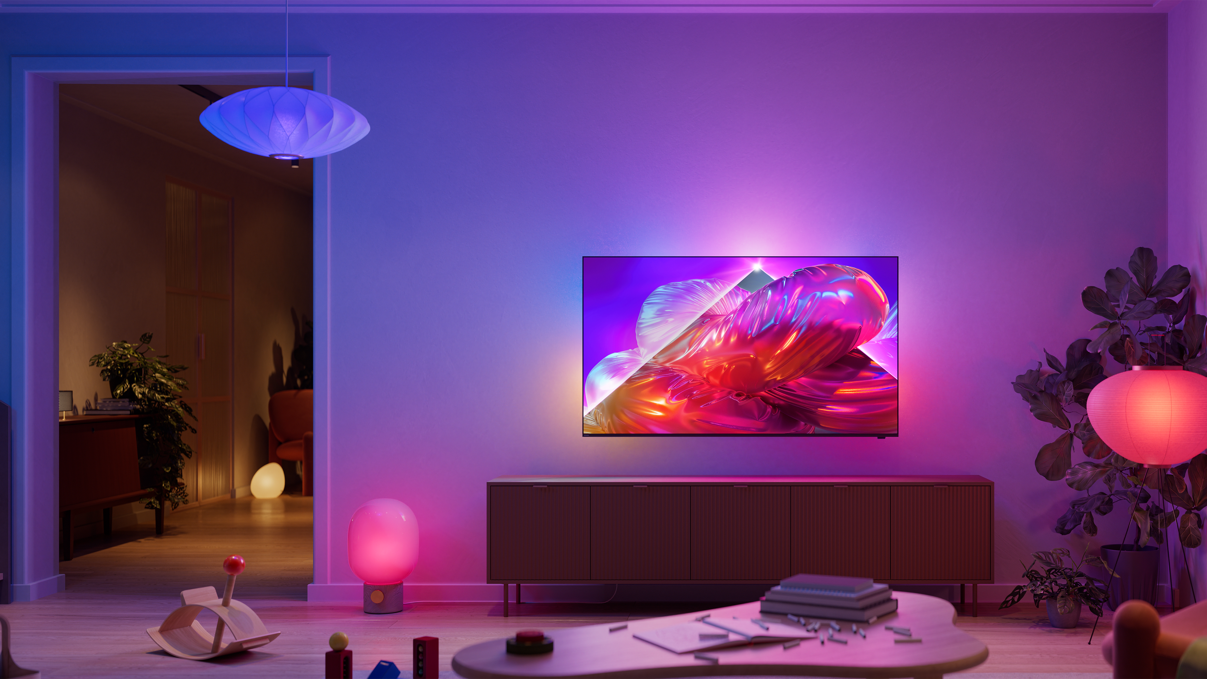 Téléviseur Ambilight 4K The One