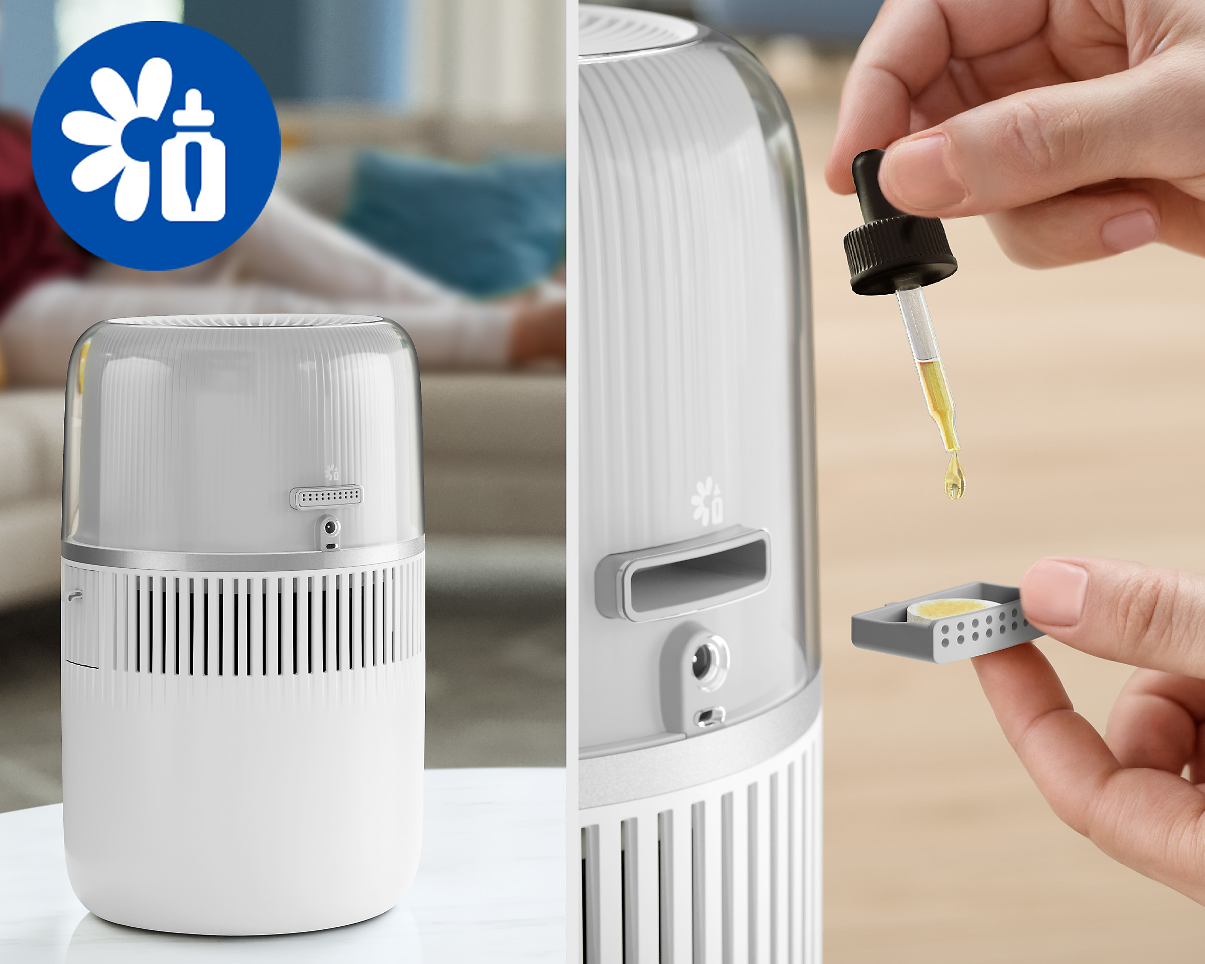 Oro drėkintuvas su aromaterapijos funkcija