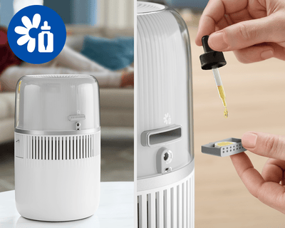 Humidifier with aromatherapy feature