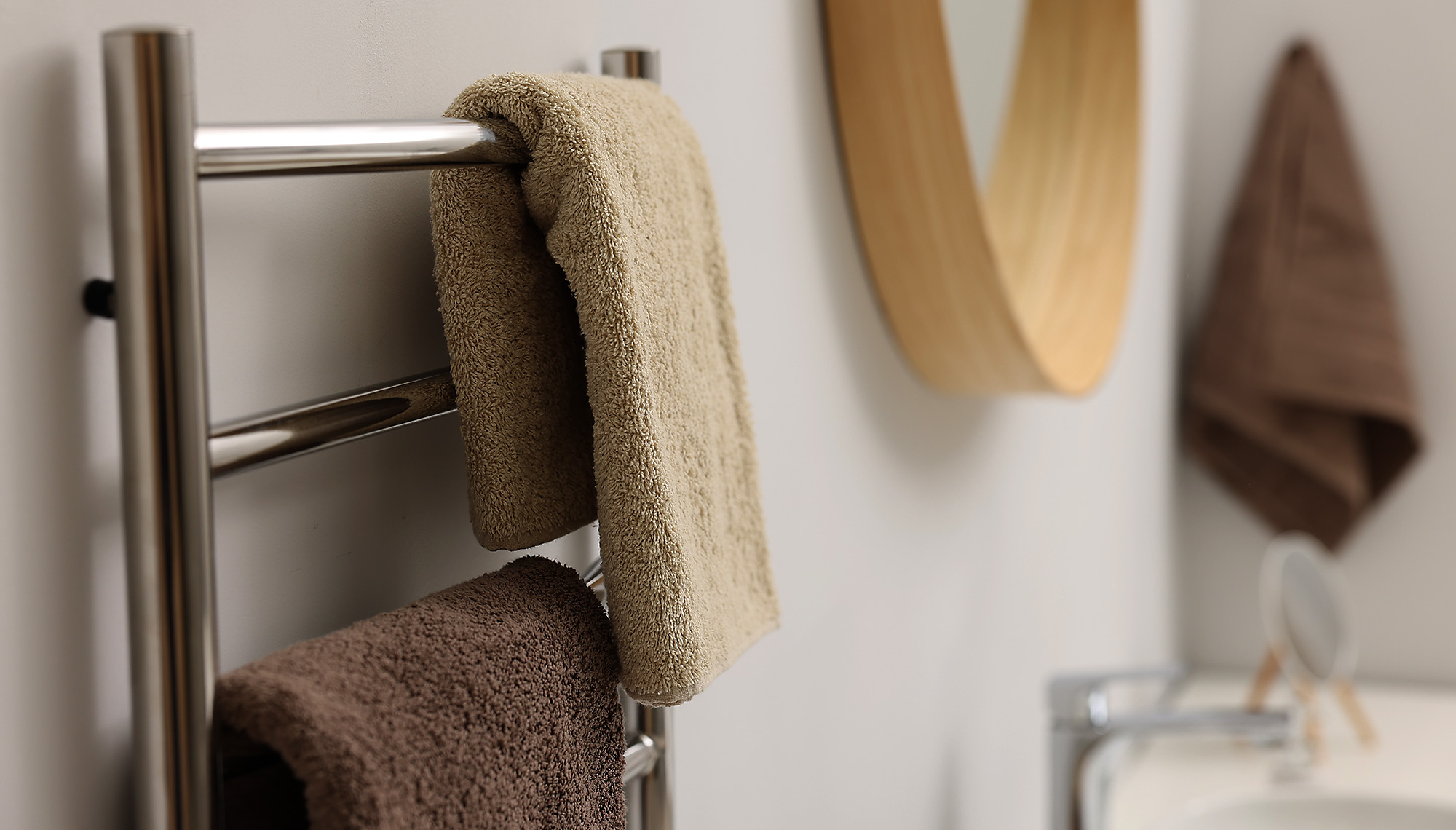 Ванна кімната з рушниками