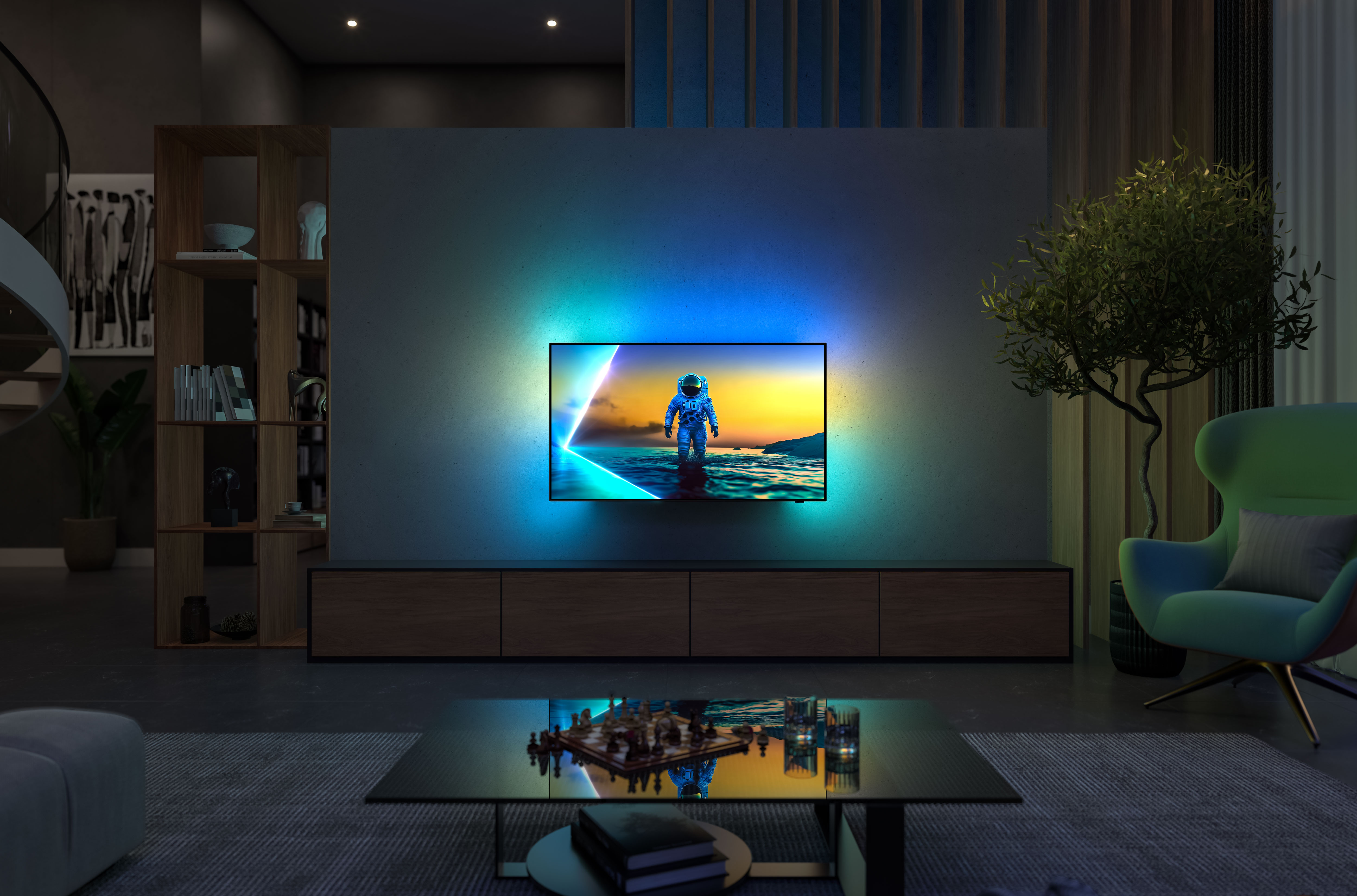 Téléviseur Ambilight 4K OLED 810