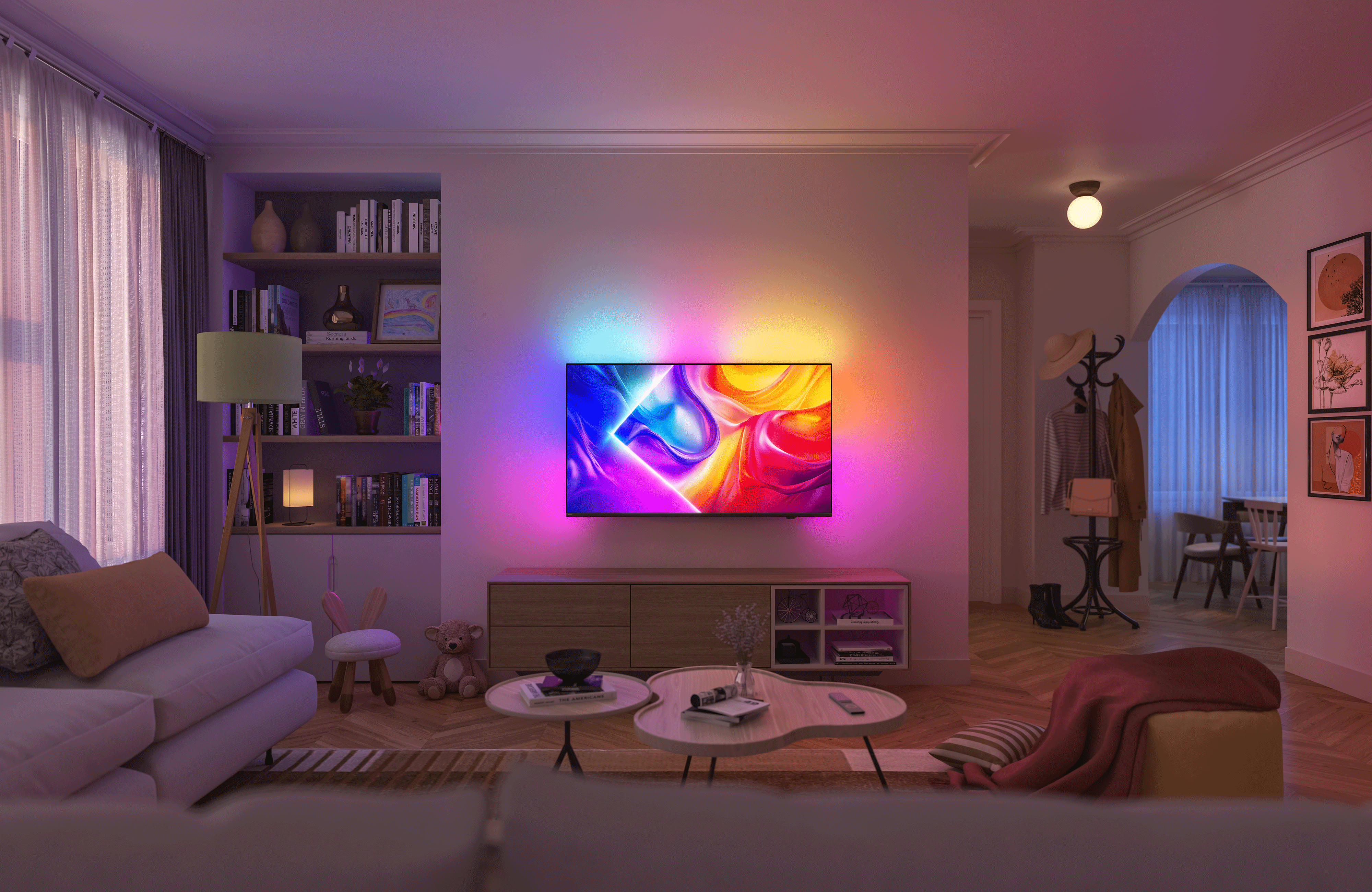 Téléviseur Ambilight 4K The One