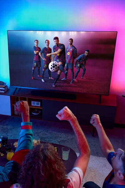 Elutuba, kus on Philips Ambilighti teler