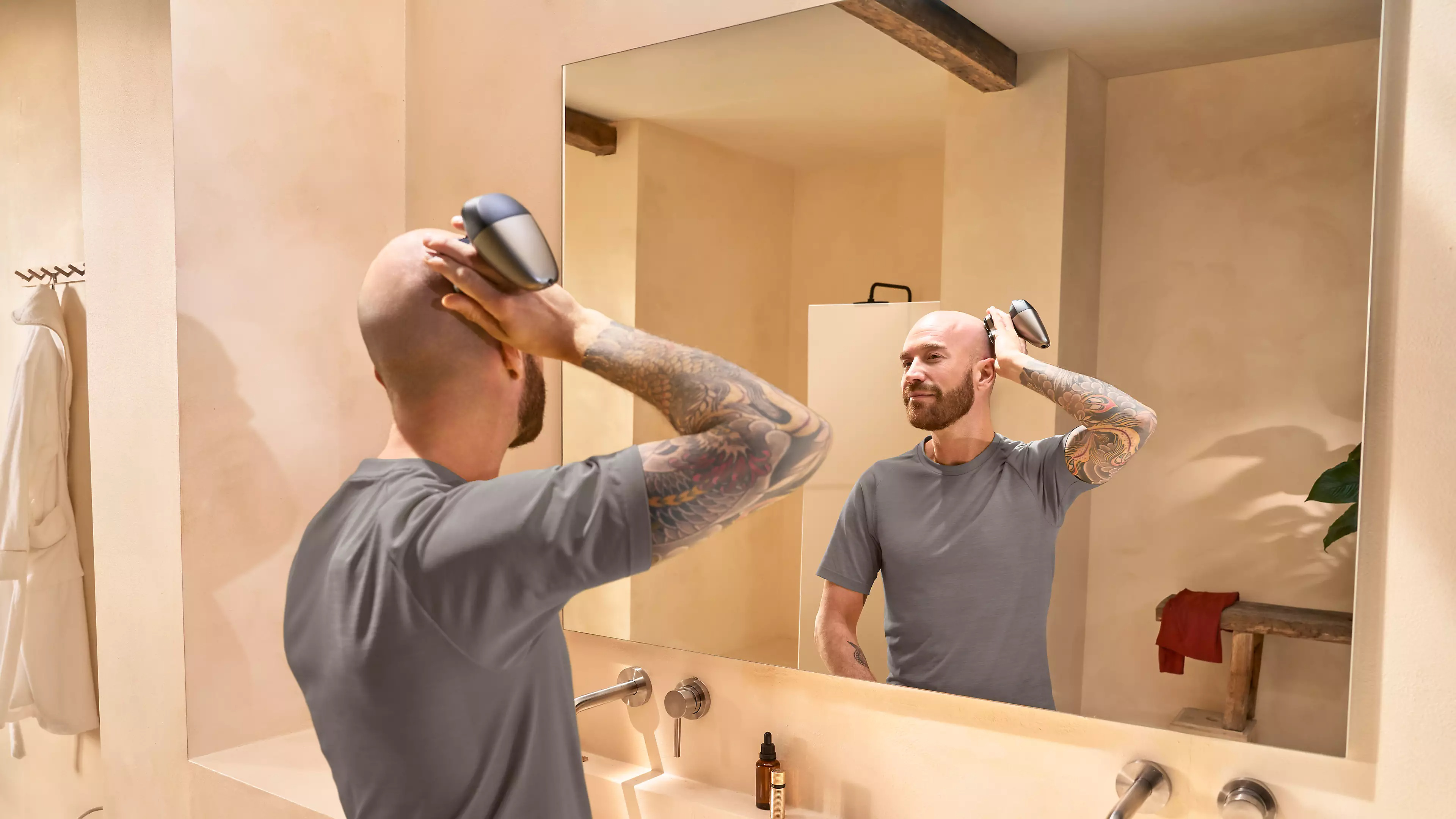 Golenie na mokro z Philips Head Pro seria 7000