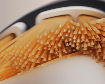 Bristles stay gentle on gums