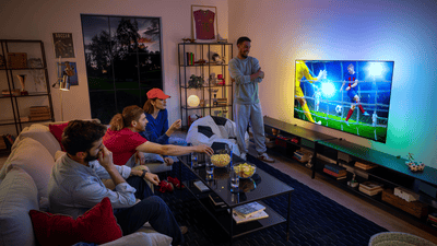 Gledajte utakmice uz Ambilight TV velike kvalitete