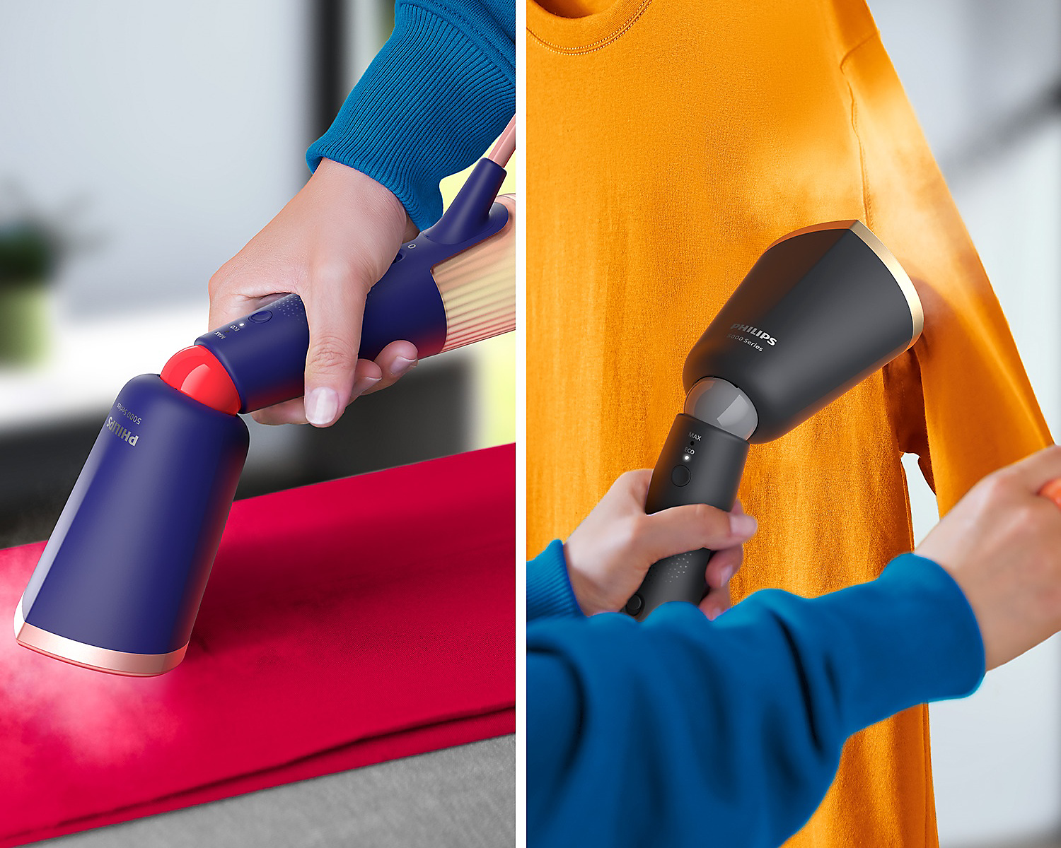 Tvaicējiet vertikāli