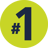 Philips OneBlade #1 Number 1 Brand logo