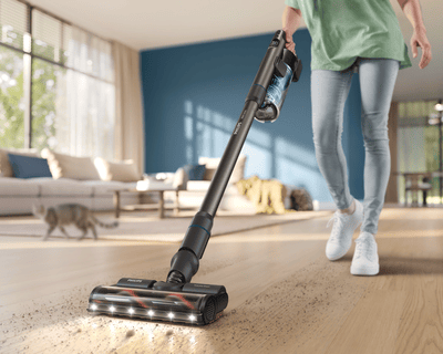 Bezvada putekļsūcēja tuvskats