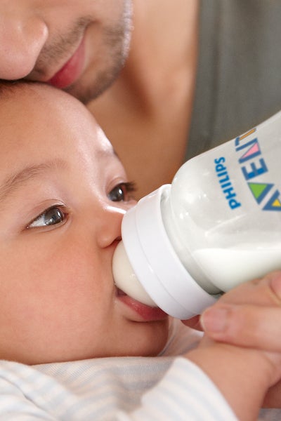 Babyflessen met antikrampjessysteem banner