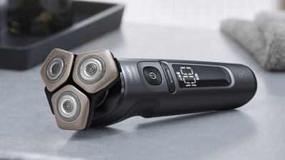 Blat de baie cu aparat de ras electric