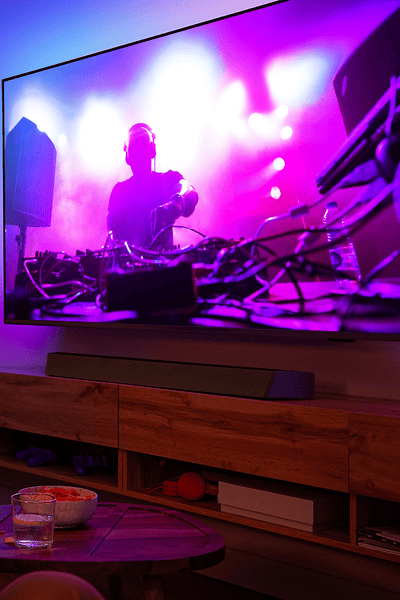 Philips soundbars med OLED TV-apparater