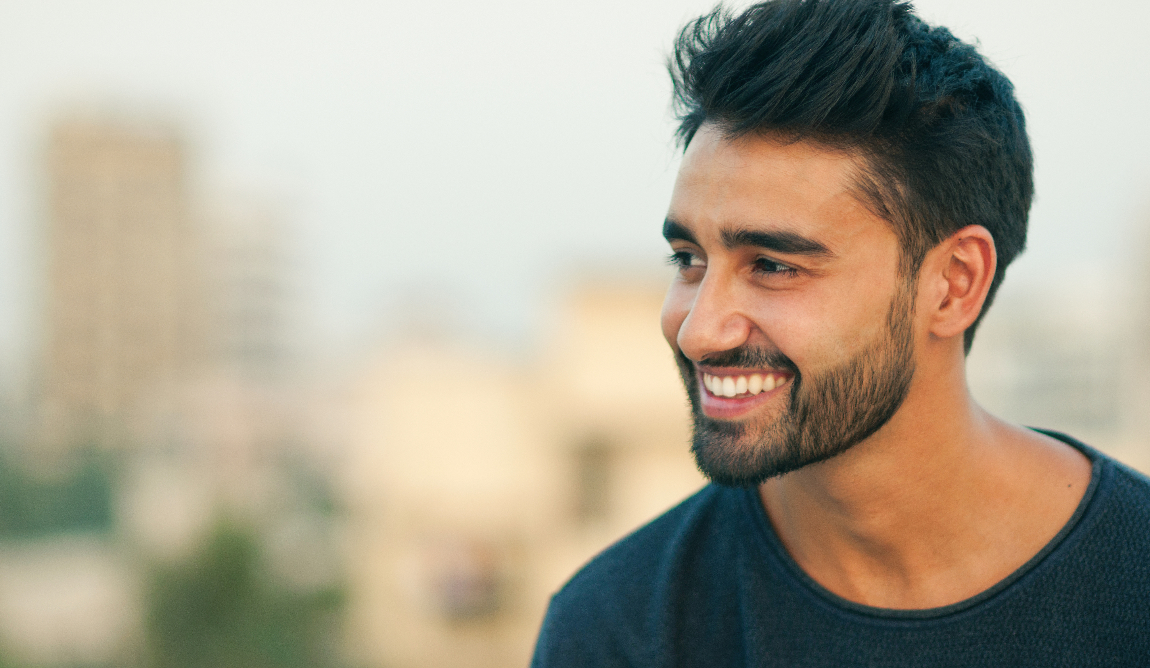 Image of a man smiling