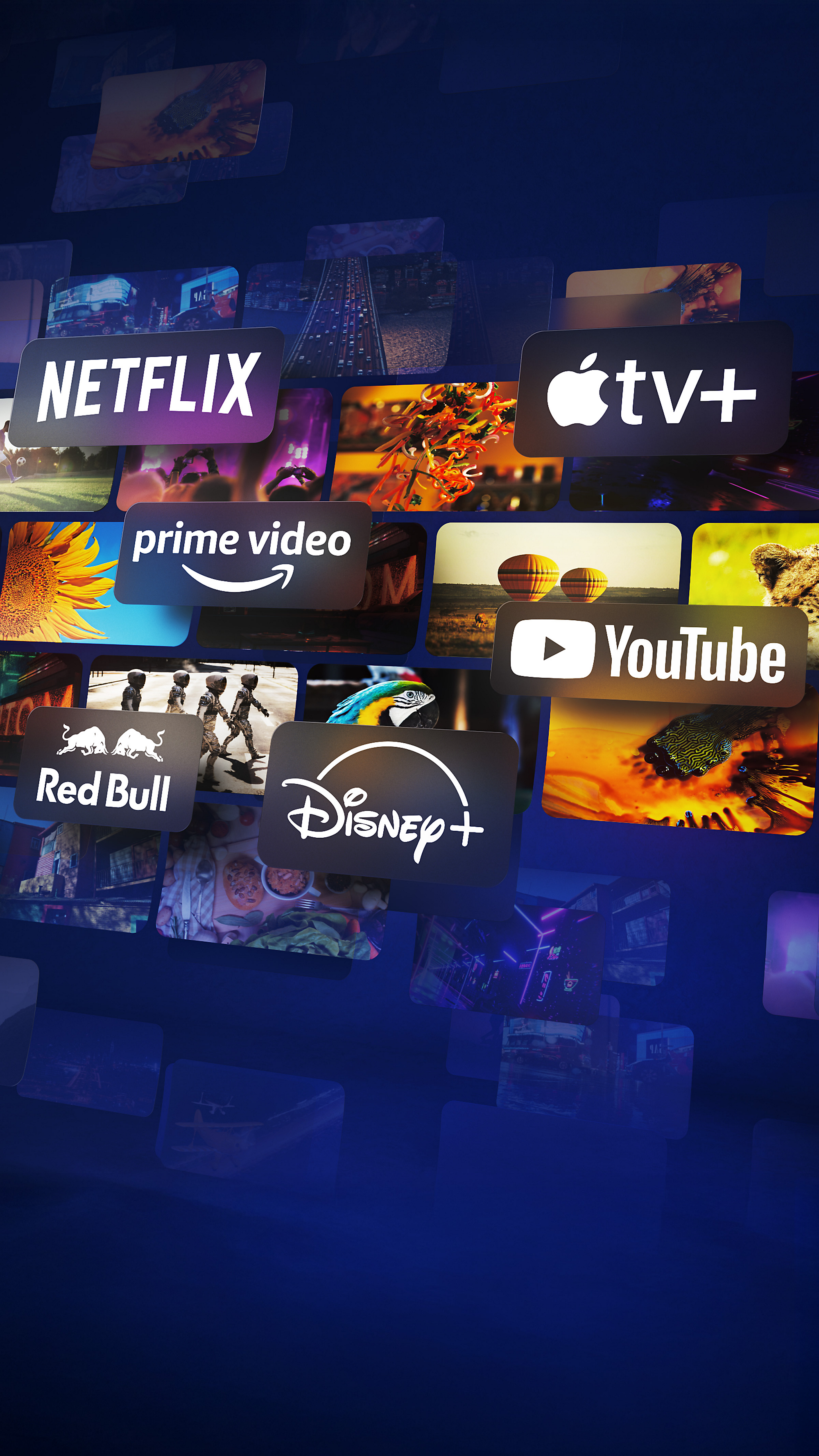 Svetainė su „Philips Ambilight“ televizoriumi