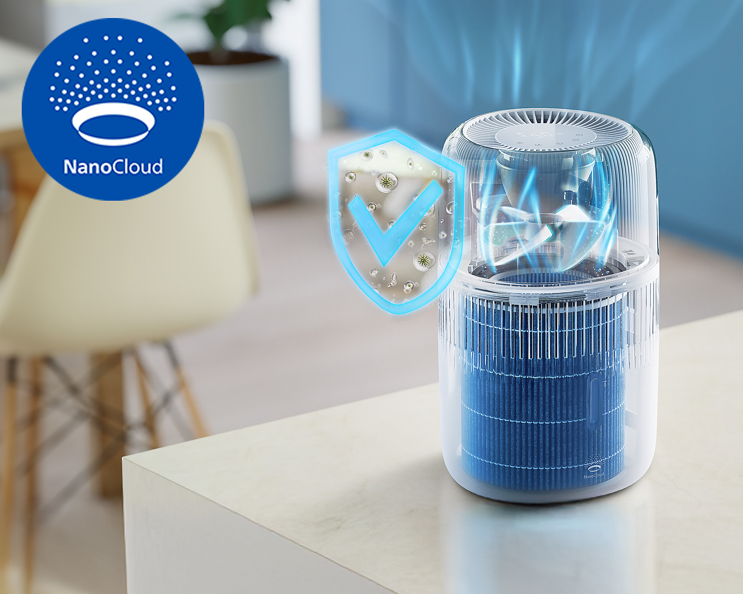 „Philips NanoCloud“: mažiau bakterijų, jokių drėgnų dėmių