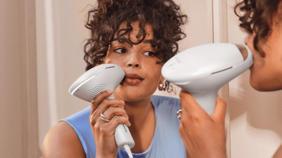 Using Lumea IPL 9900 in face