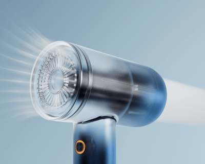 Hair dryer with sustainable motor