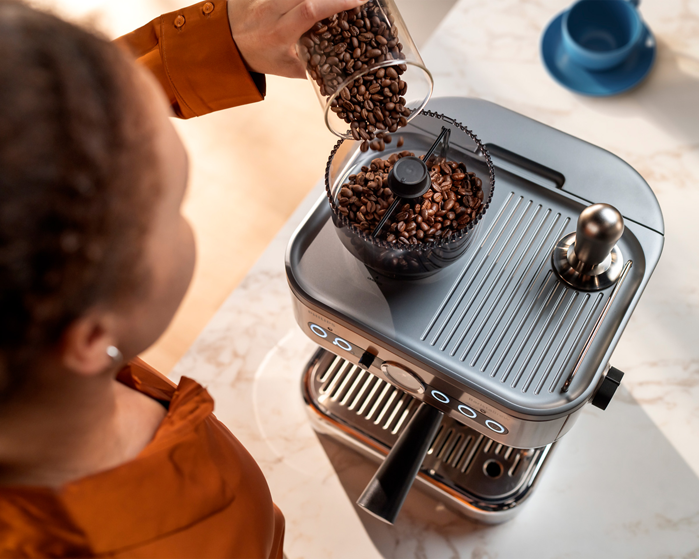 Zrná do poloautomatického kávovaru na prípravu espressa Philips