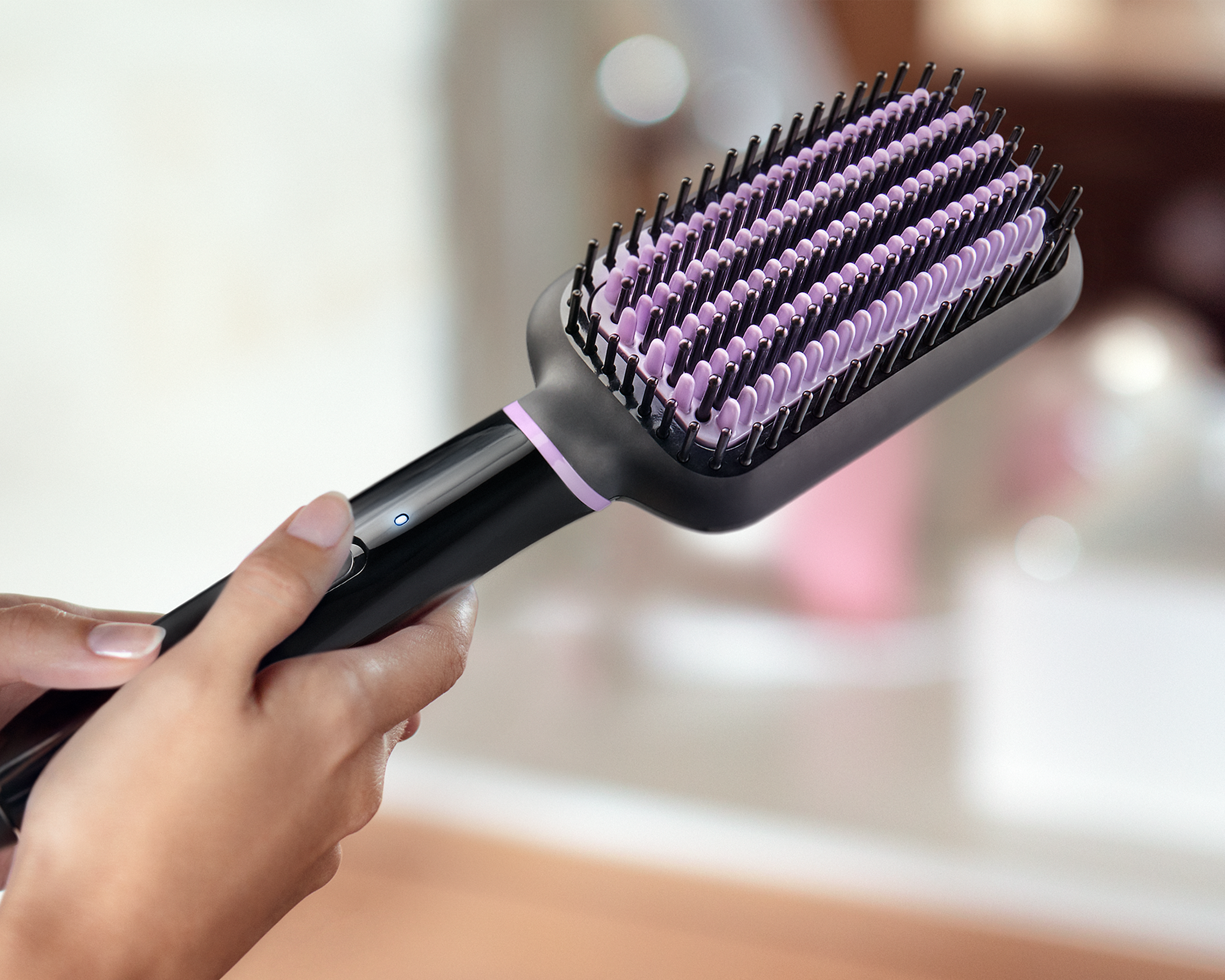 Straighten hair faster