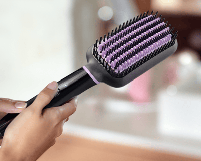 Straighten hair faster