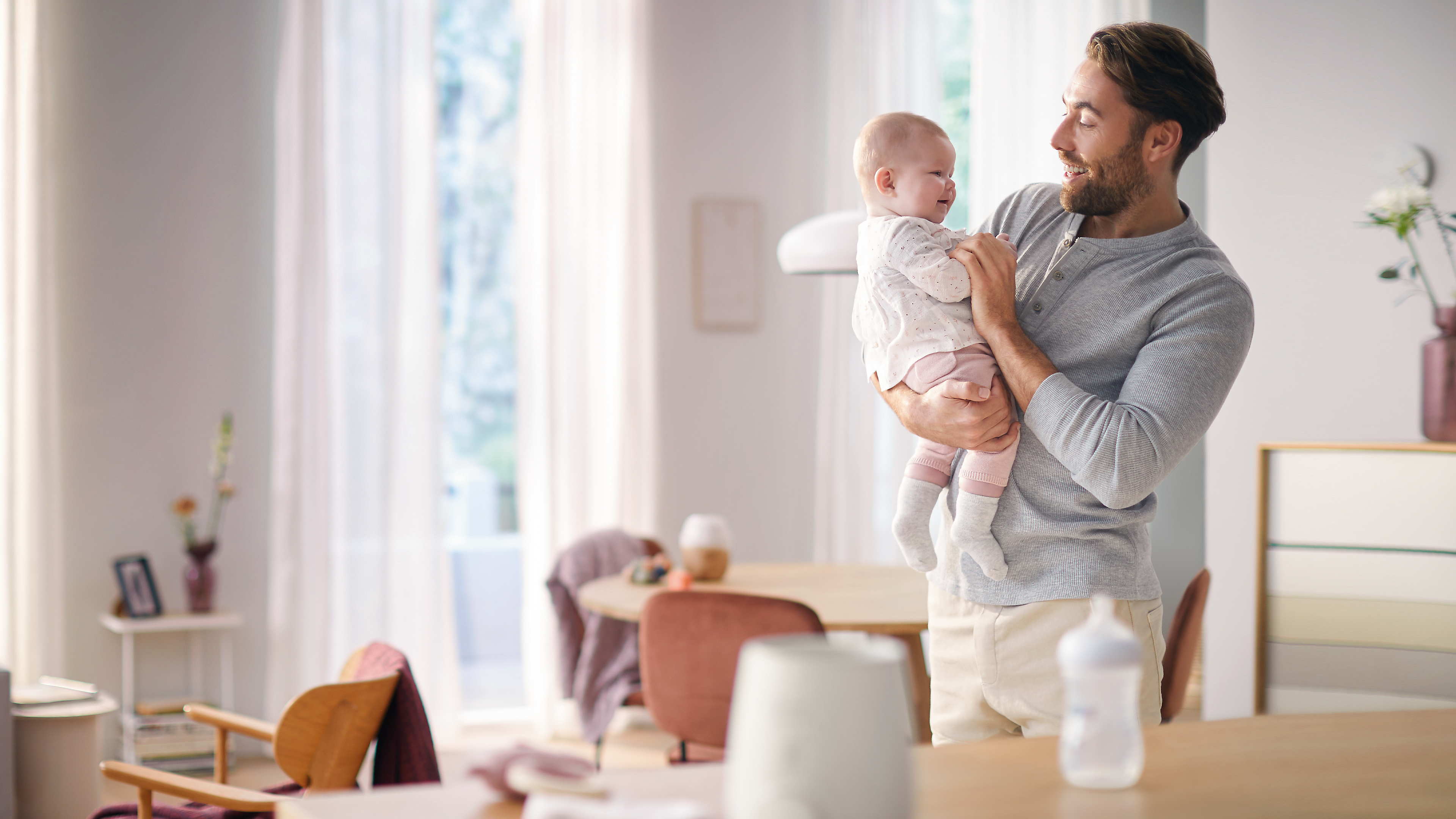 Father and baby