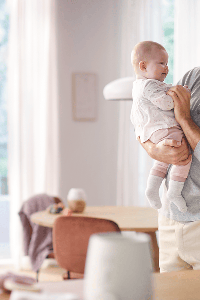 Father and baby