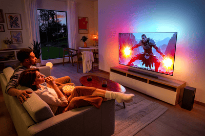 Ambilight televizori ar AI tehnoloģijām