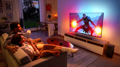 Ambilight televizori ar AI tehnoloģijām