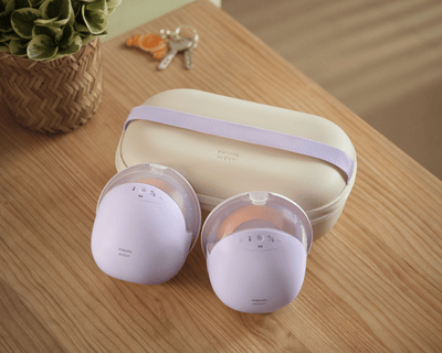 Philips Avent viselhető mellszívó utazótáskával