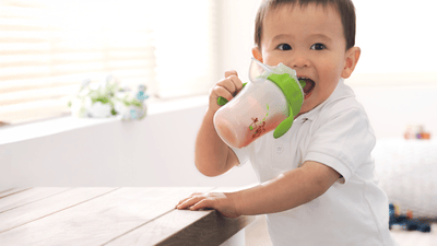 Todo bajo control: por qué enseñar a su bebé a beber en un vaso con boquilla es más fácil de lo que piensa
