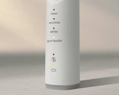 A close view of the 4 available modes on Philips Sonicare 7400.