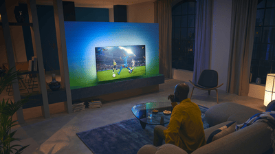 Sportübertragung auf OLED-TV