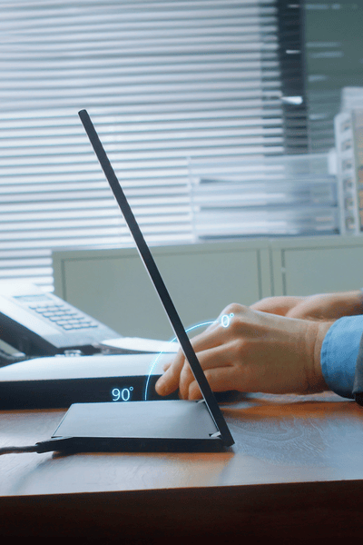 Stojan s viacerými uhlami naklonenia