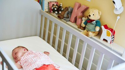 Ora de somn de după-amiază în camera moale