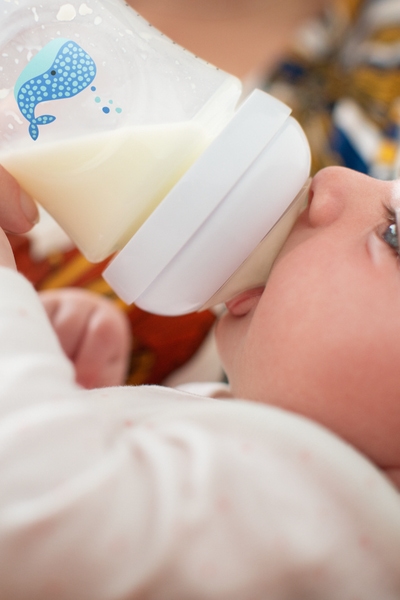 Baby bottle teats banner