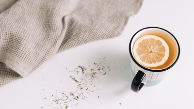 Banner de beber infusiones