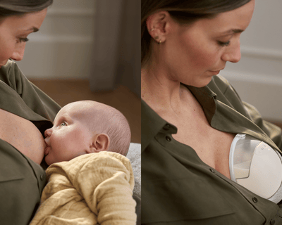 Il tiralatte indossabile Philips riproduce il ritmo di suzione del bimbo