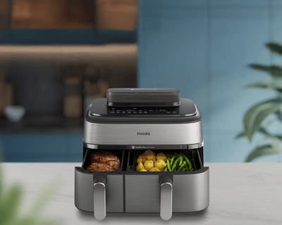 جهاز Airfryer من Philips ذو السلة المزدوجة مع وظيفة البخار