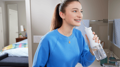 Использование ирригатора Philips Sonicare