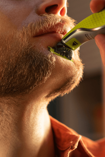 Man shaving