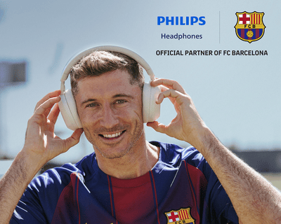 Sluchátka Philips jsou oficiálním partnerem FC Barcelona