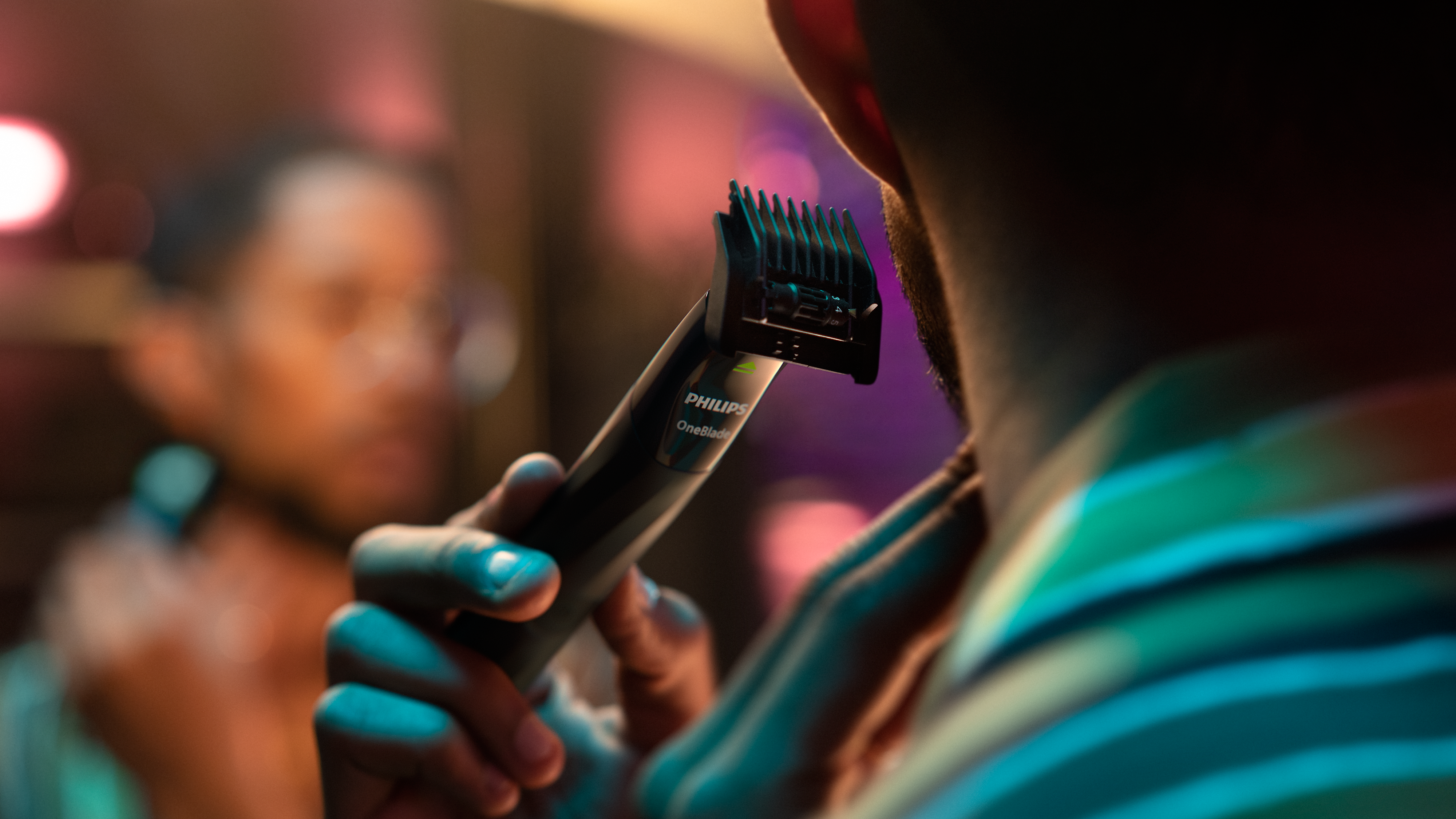 Bare the beard without moustache