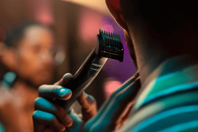 Bare the beard without moustache