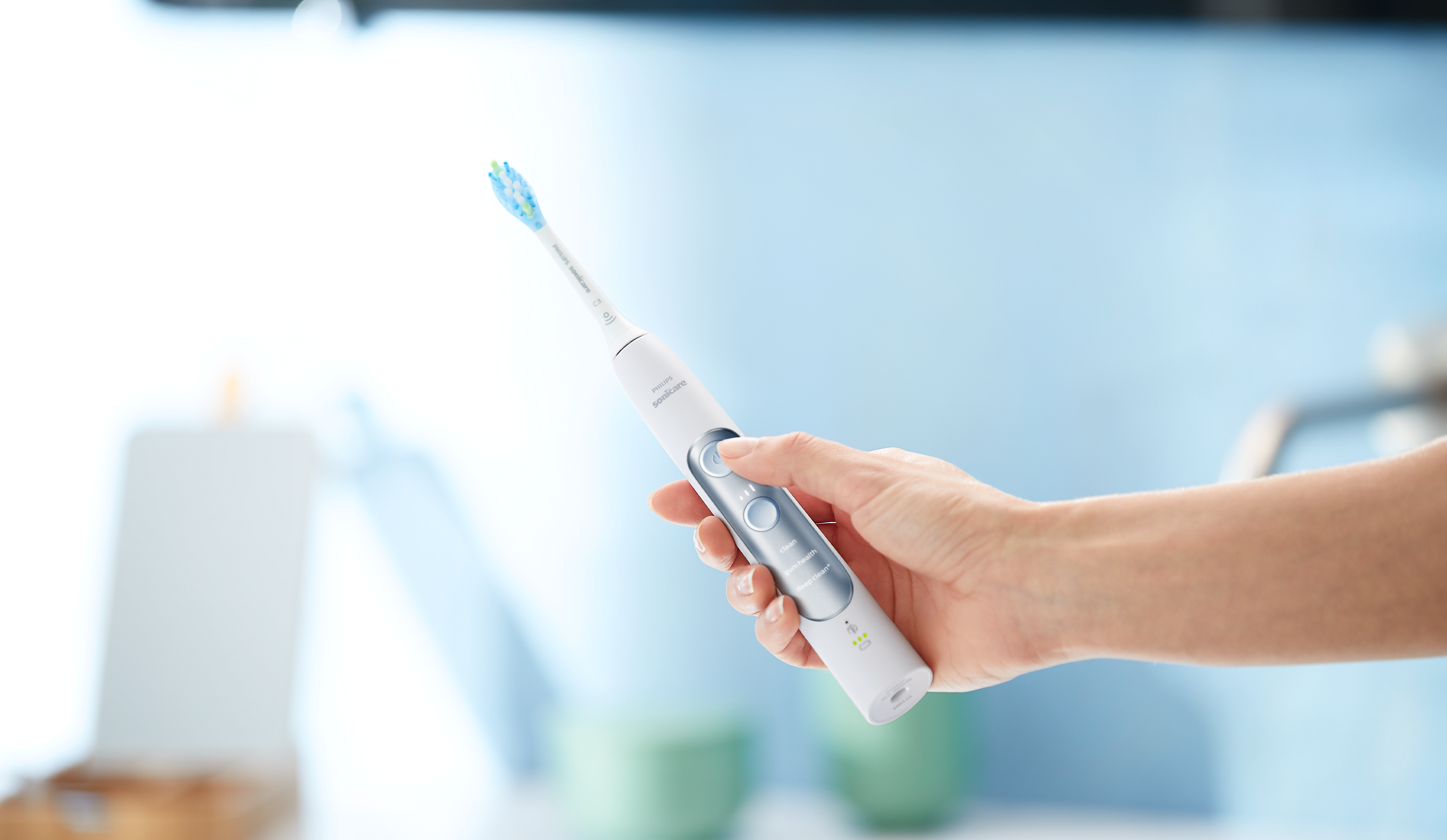 ExpertClean power toothbrush offering gum protection features