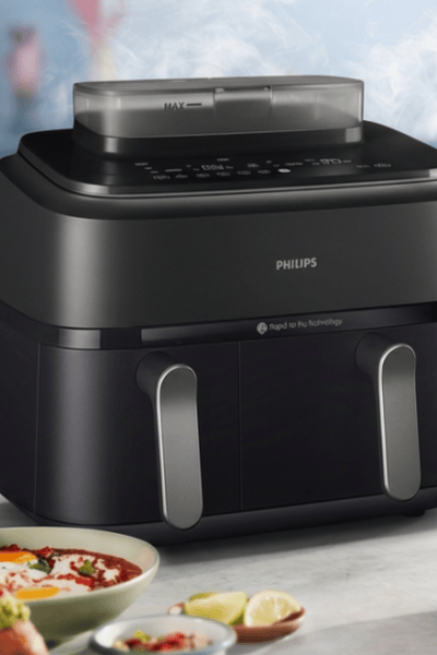 Philips Airfryer Dual Basket with Steam.