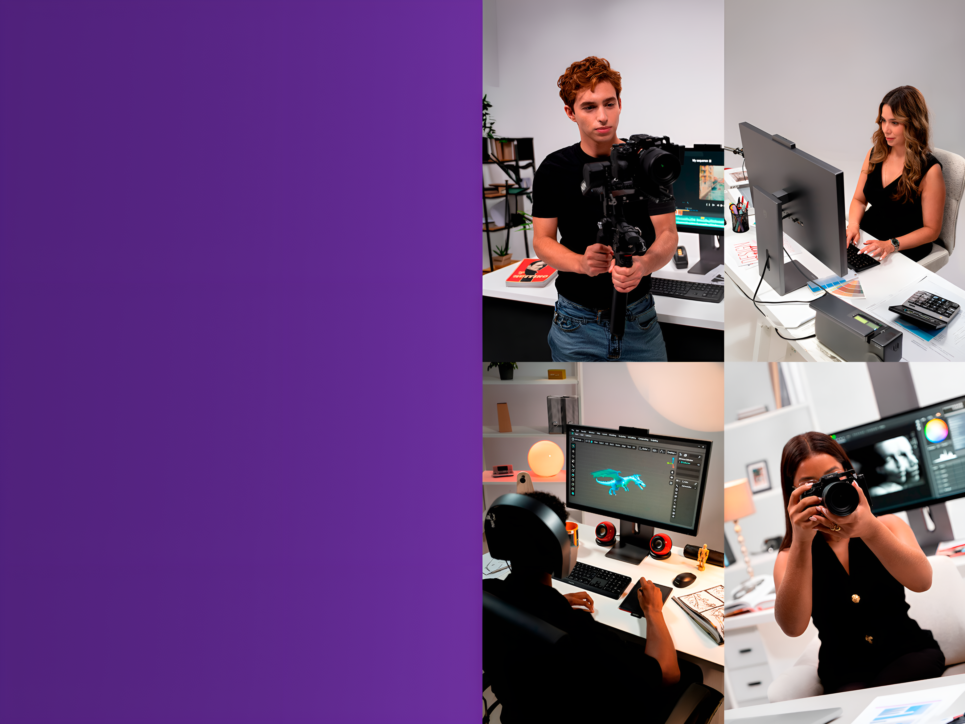 Afgestemd op elke creatieve workflow