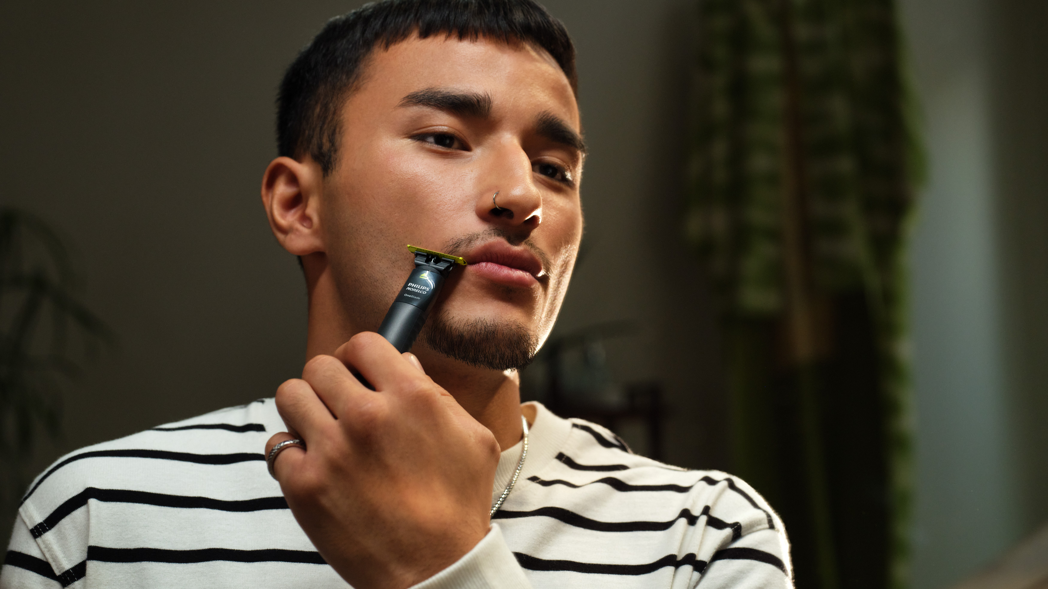 Man shaving